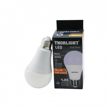 LED E27 Beyaz Ampul 1240 Lumen 6500K