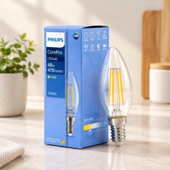 LED Filament Rustik Cam Ampul 470 Lumen