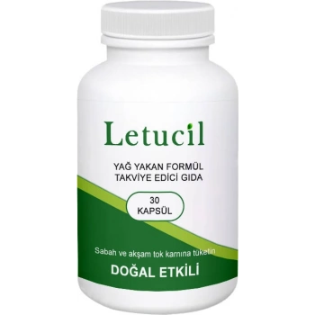 Letucil Yeşil Çay ve Biberiyeli Güç Desteği 30 Lu