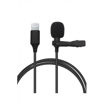 Lightning 2 Metre Double Mikrofon - Siyah