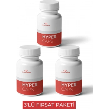Limited Edition 3 Adet Hyper Caps