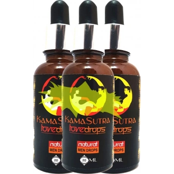 L.kamasutra Erkeklere Özel Formüllüdamla 3 Adet 30 ml