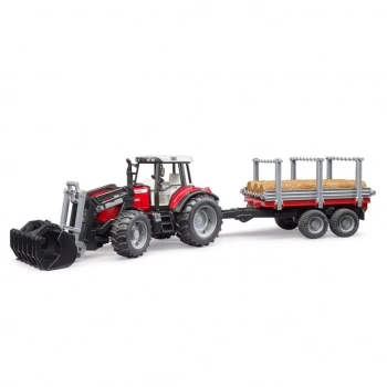 M. Ferguson 7480 ve Kütük Taş. Römork