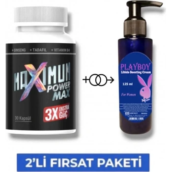 Maximum Power Erkeklere Özel 30lu Muzice Libdo Arttrc Krem 125 ml