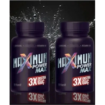 Maximum Power Max 3x Effect Erkeklere Extra Maxìmum G.ç 30 Lu x 2 Adet