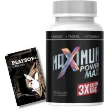 Maximum Power Max Erkeklere Özel 30 Lu Yanında Muzice Jel Hediye