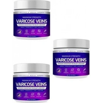 Maximum Strength Varicose Veins Bacak Bakım Kream 100 ml x 3 Ad