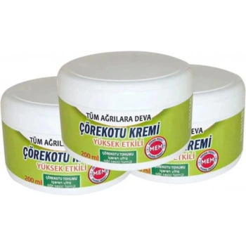 Mem Çörek Otu Kremi Green Box 200 ml x 3 Adet