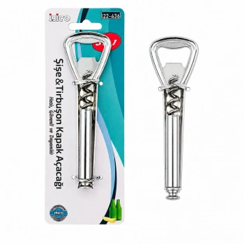 Metal 3in1 Tirbüşon Kapak Açacak