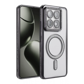 Xiaomi Mi 14T Pro Joke Simli Magneticsafe Kılıf - Siyah