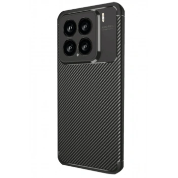 Xiaomi Mi 15 Kılıf Auto Focus Karbon Kapak - Siyah
