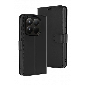Xiaomi Mi 15T Trend S Plus Kapaklı Kılıf - Siyah