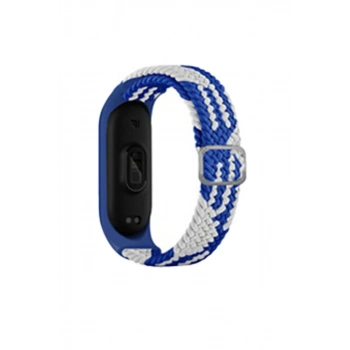 Xiaomi Mi Band 6 Star Kordon - Mavi-Beyaz