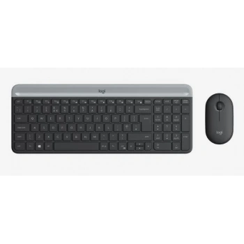 MK470 Q TR İNCE KABLOSUZ KLAVYE MOUSE SET SİYAH 920-009435