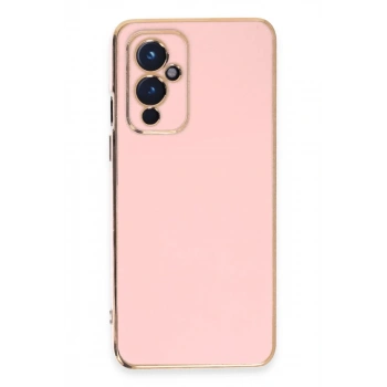 One Plus 9 Kılıf Volet Silikon - Pembe