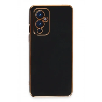 One Plus 9 Kılıf Volet Silikon - Siyah