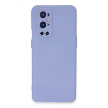 One Plus 9 Pro Kılıf Nano içi Kadife Silikon - Mavi