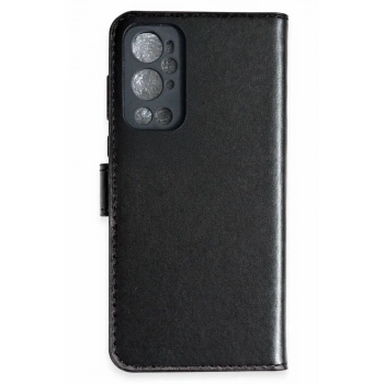 One Plus 9 Pro Trend S Plus Kapaklı Kılıf - Siyah