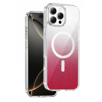 Onegif Apple iPhone 16 Pro Max Sora Simli Magsafe Kapak - Kırmızı