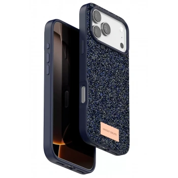 Onegif Apple iPhone 17 Pro Bright Simli Kapak - Mavi