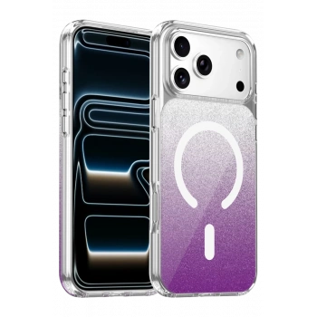 Onegif Apple iPhone 17 Pro Max Sora Simli Magsafe Kapak - Mor