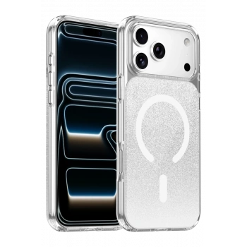 Onegif Apple iPhone 17 Pro Sora Simli Magsafe Kapak - Beyaz