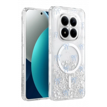 Onegif Xiaomi Redmi Note 15 4G Misk Simli Magsafe Kapak - Desen 3
