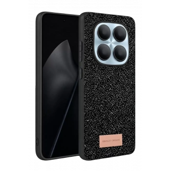 Onegif Xiaomi Redmi Note 15 4G Uyumlu Bright Simli Kapak - Siyah