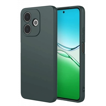 Oppo A5 Pro 4G First Silikon - Koyu Yeşil