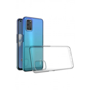 Oppo A52 Uyumlu Kılıf Lüx Şeffaf Silikon