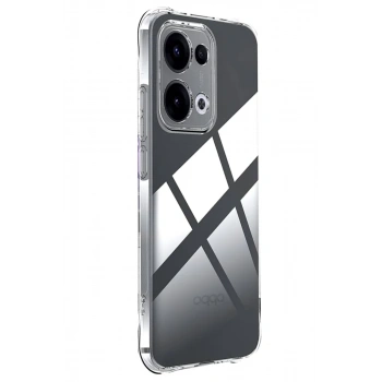 Oppo A6 Pro 4G Uyumlu Lüx Şeffaf Silikon - Şeffaf