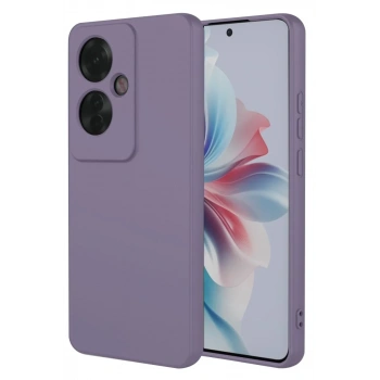 Oppo Reno 11F Uyumlu Kılıf First Silikon - Lila