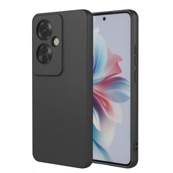 Oppo Reno 11F Uyumlu Kılıf First Silikon - Siyah