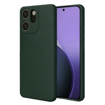 Oppo Reno 14F First Silikon - Koyu Yeşil