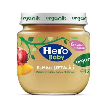 Organik Elma Şeftali 120gr 1 Adet