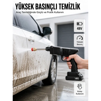 Orijinal 2025 48v Şarjlı Basınçlı Temizlik Tabancası A Kalite Seri