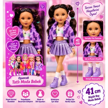 Oyuncak Tatlı Moda Bebek 41 cm