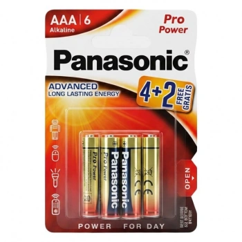 Panasonic 4+2 Alkalin Pro Power İnce Pil 1 Adet