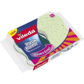 Parlak Oluklu Sünger 1 Adet