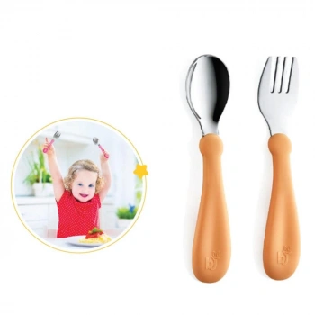  Paslanmaz Çelik Çatal Kaşık Seti 522 Somon