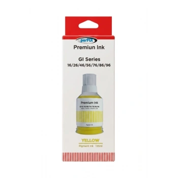 perFIX Canon  PF GI-46Y - GI-56Y Sarı Şişeli  Mürekkep 130ml