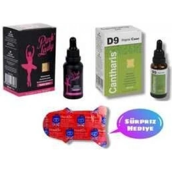 Pink Lady Kadın + Cantharis D9 Kadın & 6 Lı Hediye