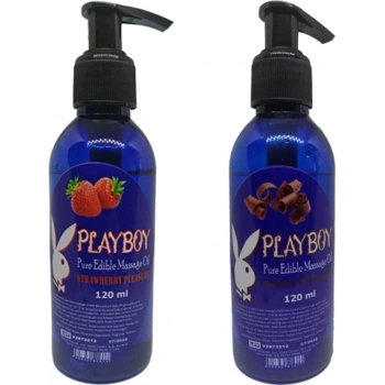 Playboy Çilek ve Çikolata Aromalı Masaj Yağı