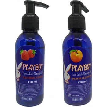 Playboy Çilek ve Şeftali Aromalı Masaj Yağı