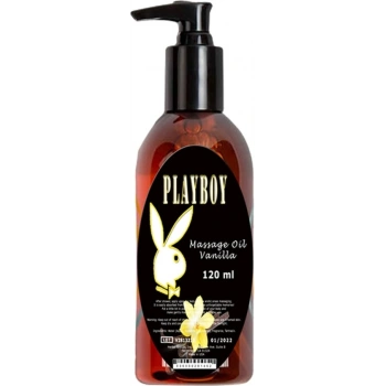 Playboy Masaj Yağı Vanilya Aromalı Aromaterapi 120ml / Vanilla Aromatherapy Massage Oil 120ml