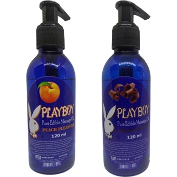 Playboy Şeftali ve Çikolata Aromalı Masaj Yağı