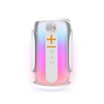 Pluse 8 RGB Kablosuz Hoparlör - Beyaz