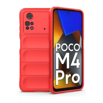 Xiaomi Poco M4 Pro 4G Kılıf Optimum Silikon - Kırmızı