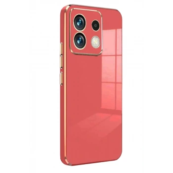 Xiaomi Poco M6 Pro 4G Kılıf Volet Silikon - Kırmızı