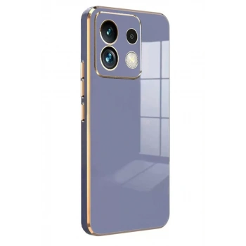 Xiaomi Poco M6 Pro 4G Kılıf Volet Silikon - Mavi